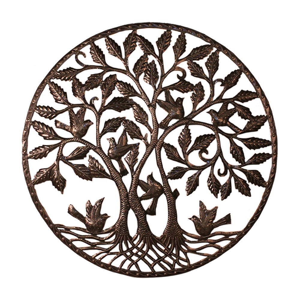 Haitian Metal Wall Art, Aviary