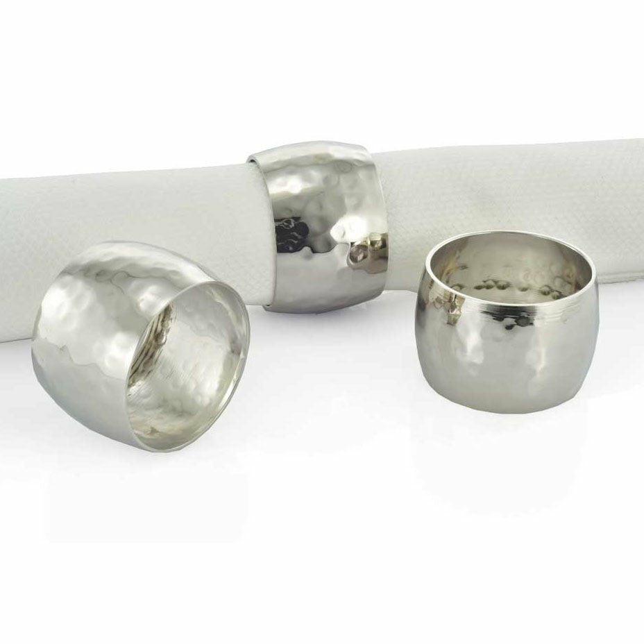 Hammered Round Napkin Ring