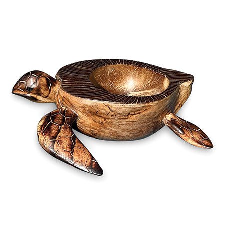 Hand Carved Turtle Bowl