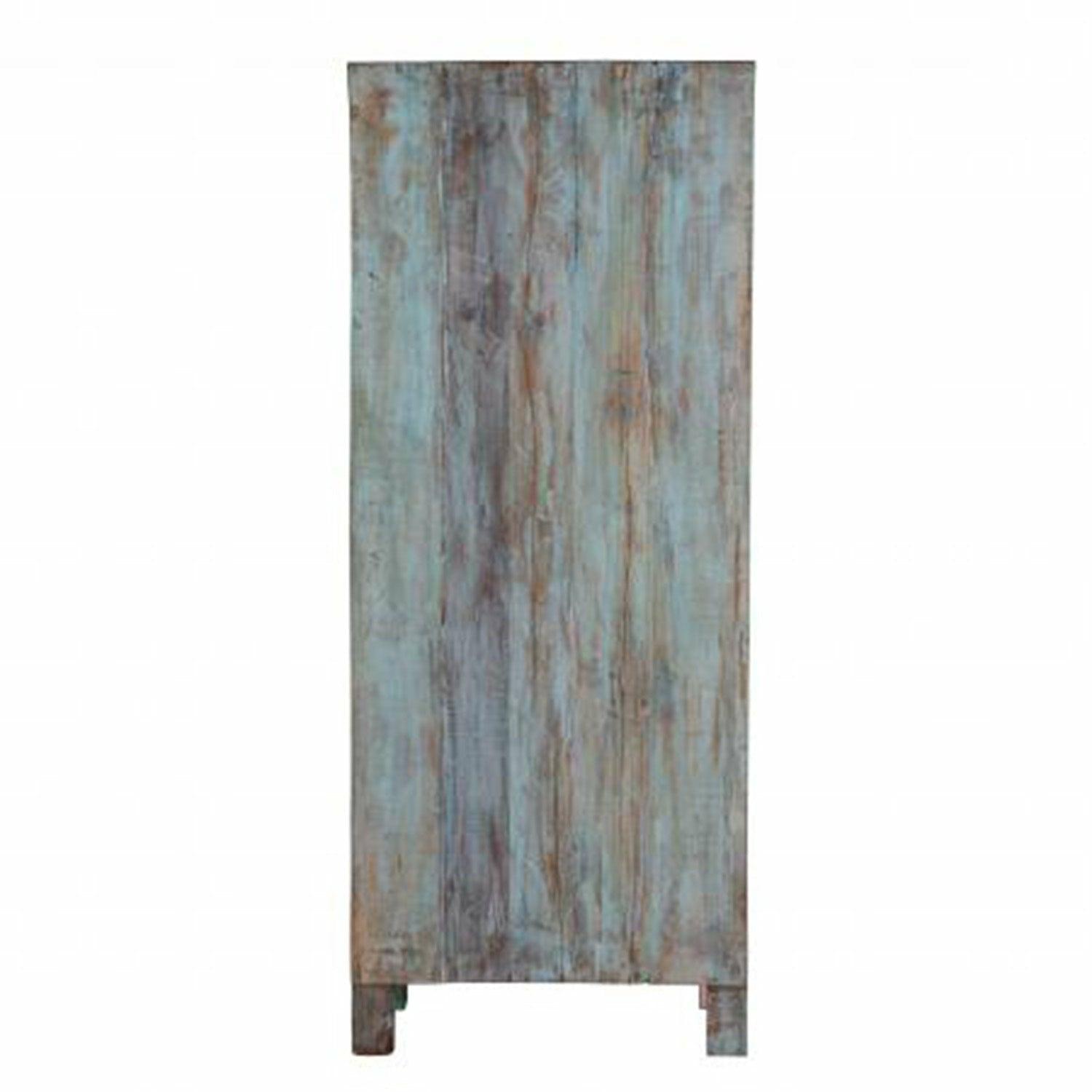 Hand Painted Narrow Cupboard