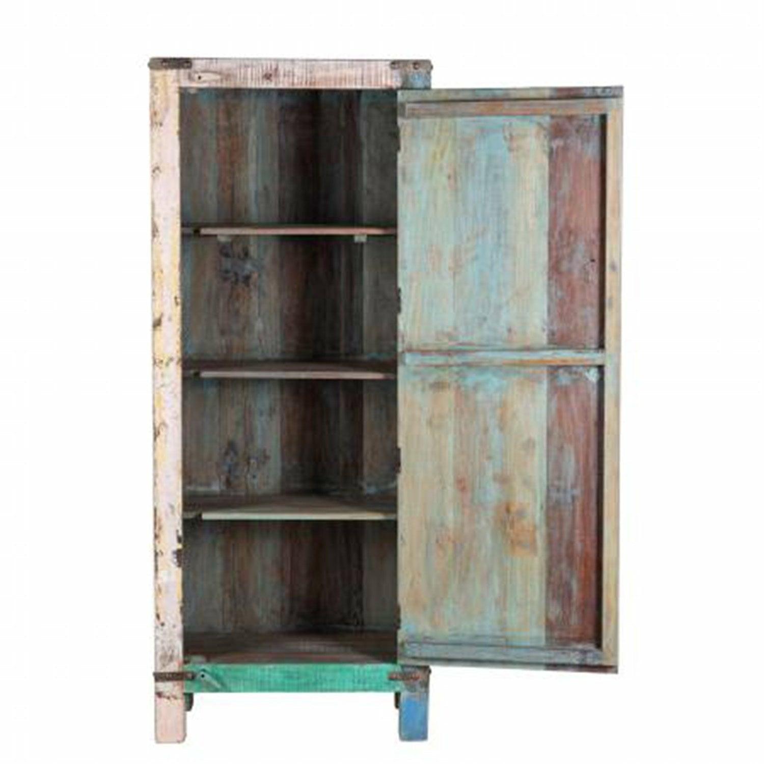 Hand Painted Narrow Cupboard