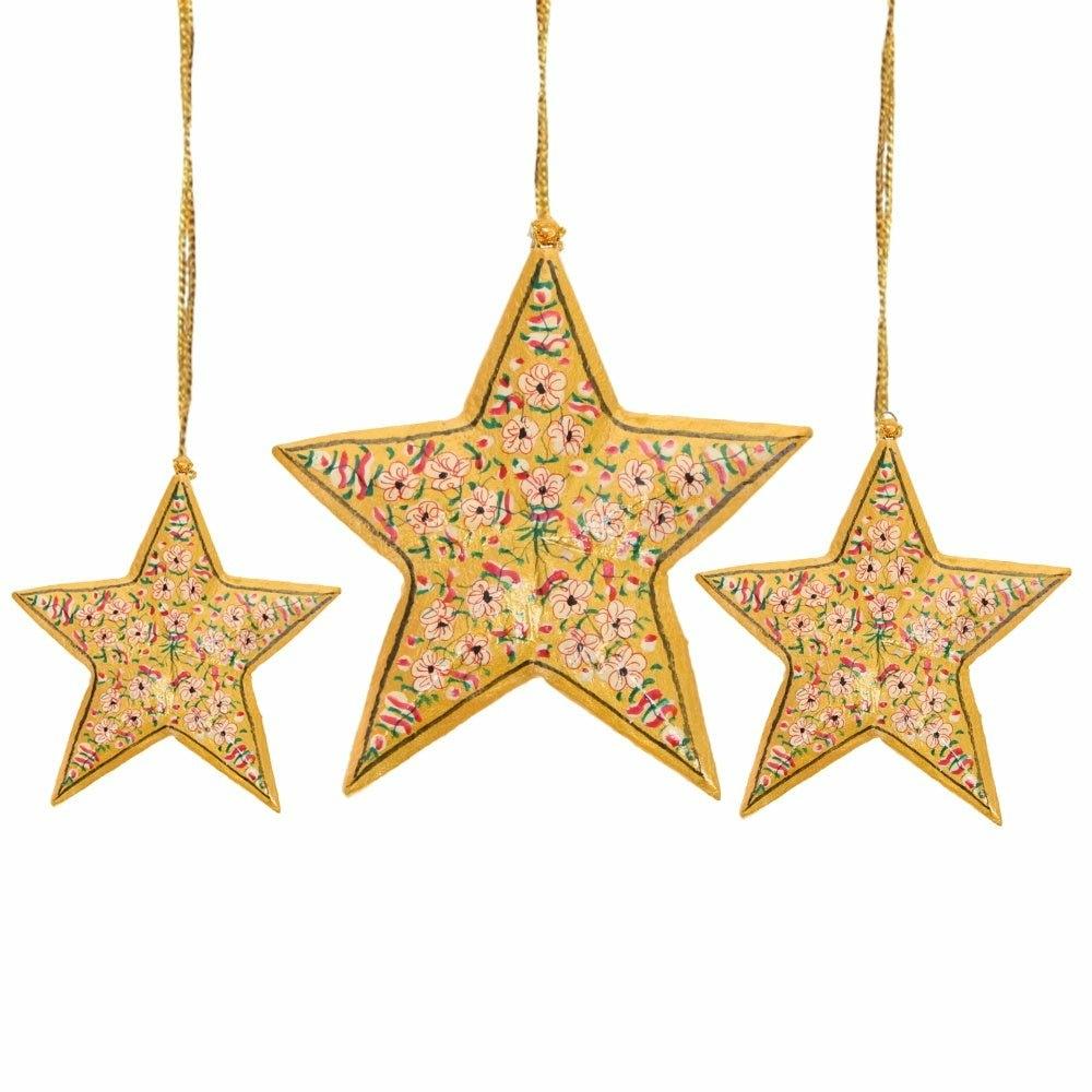 Assorted Hand Painted Star Decorations