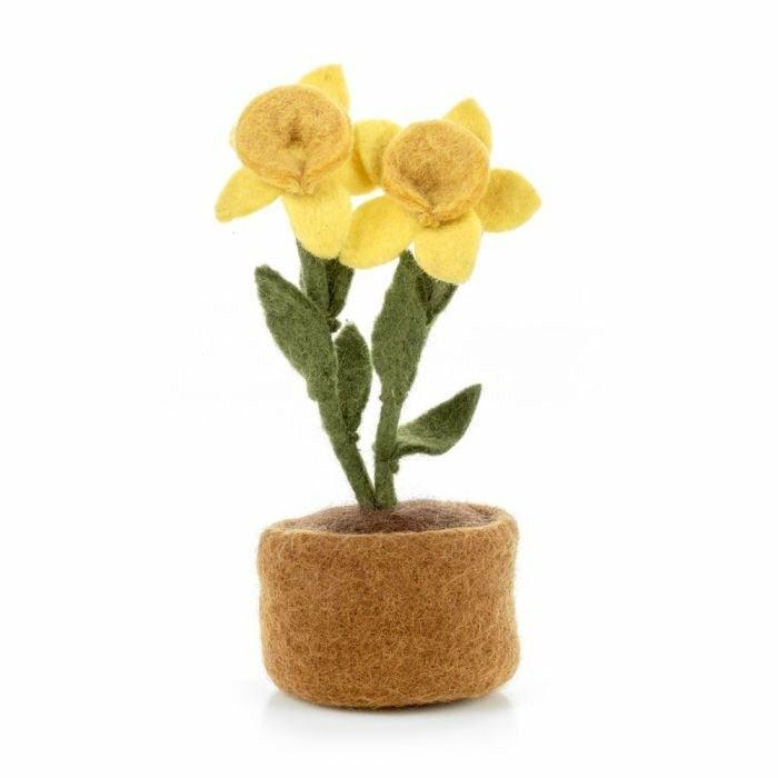 Handmade Felt Daffodils Decoration