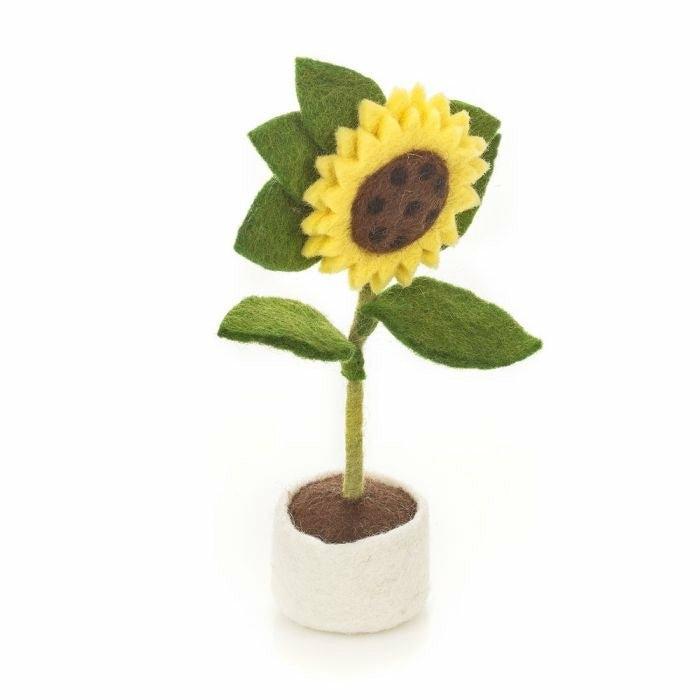 Handmade Felt Sunny Sunflower