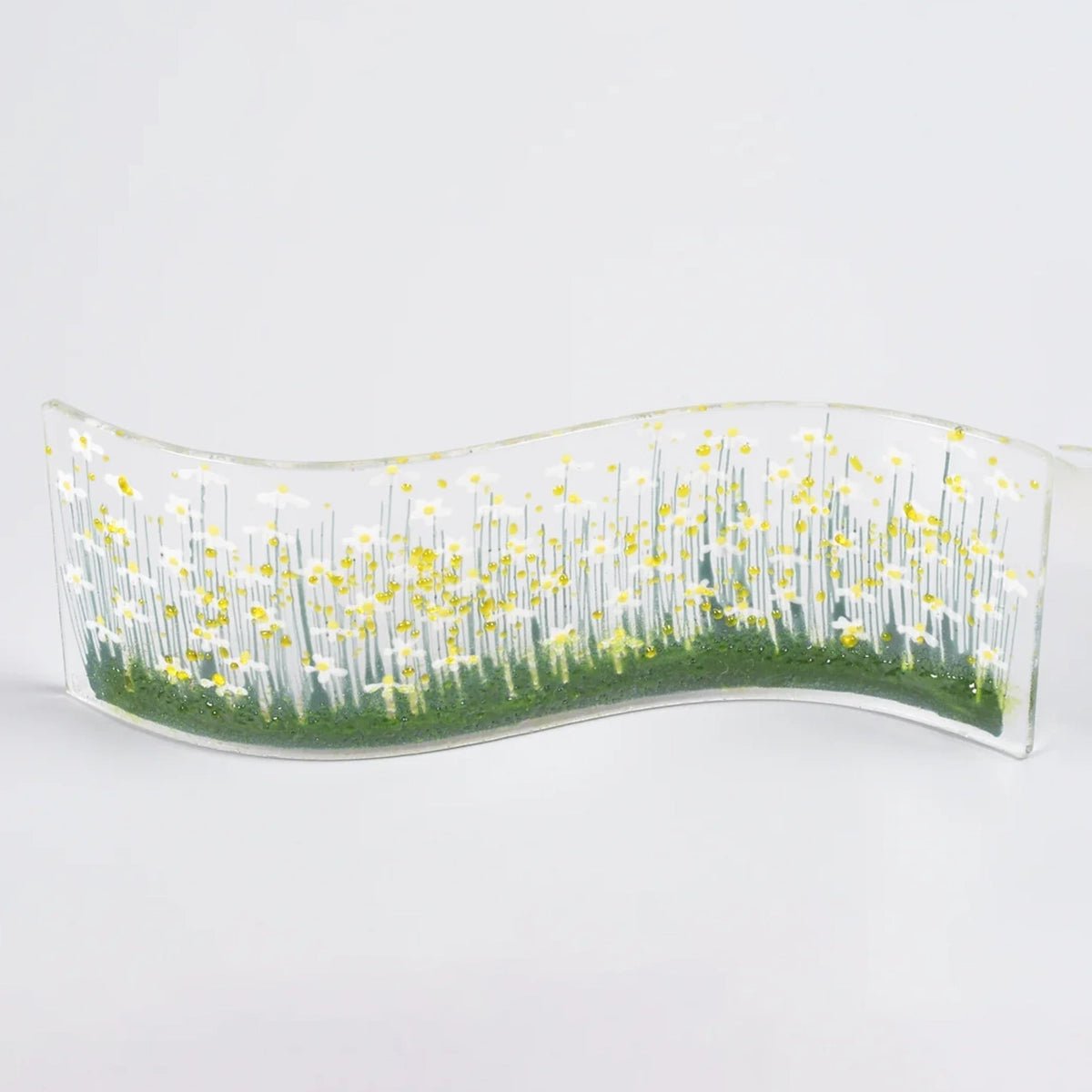 Handmade Glass Daisy Wave