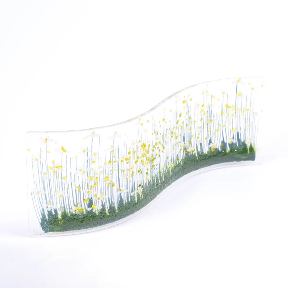 Handmade Glass Daisy Wave