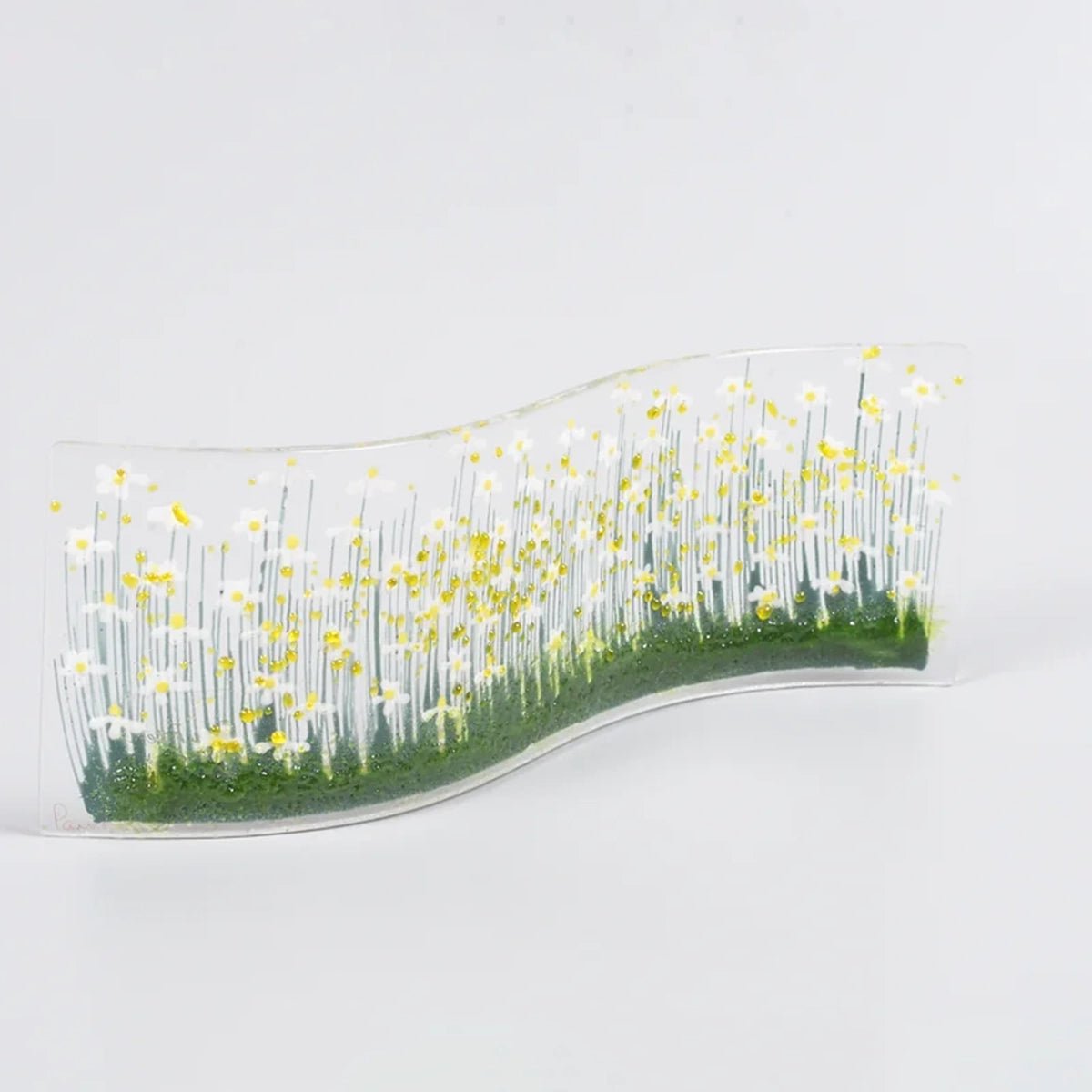 Handmade Glass Daisy Wave