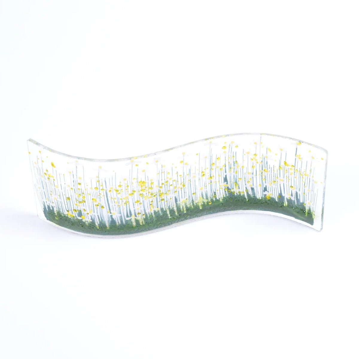 Handmade Glass Daisy Wave