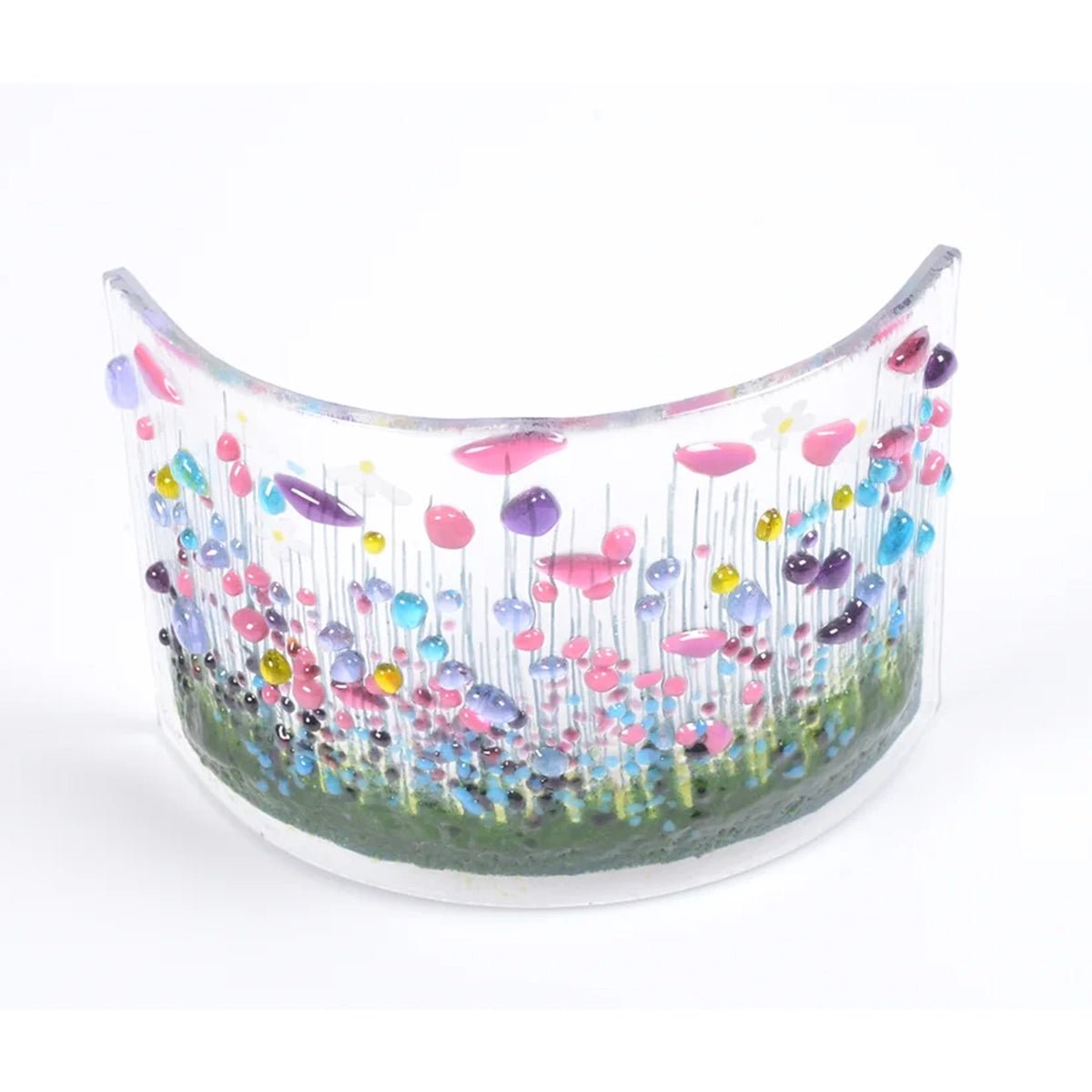Handmade Glass Wildflower Curve