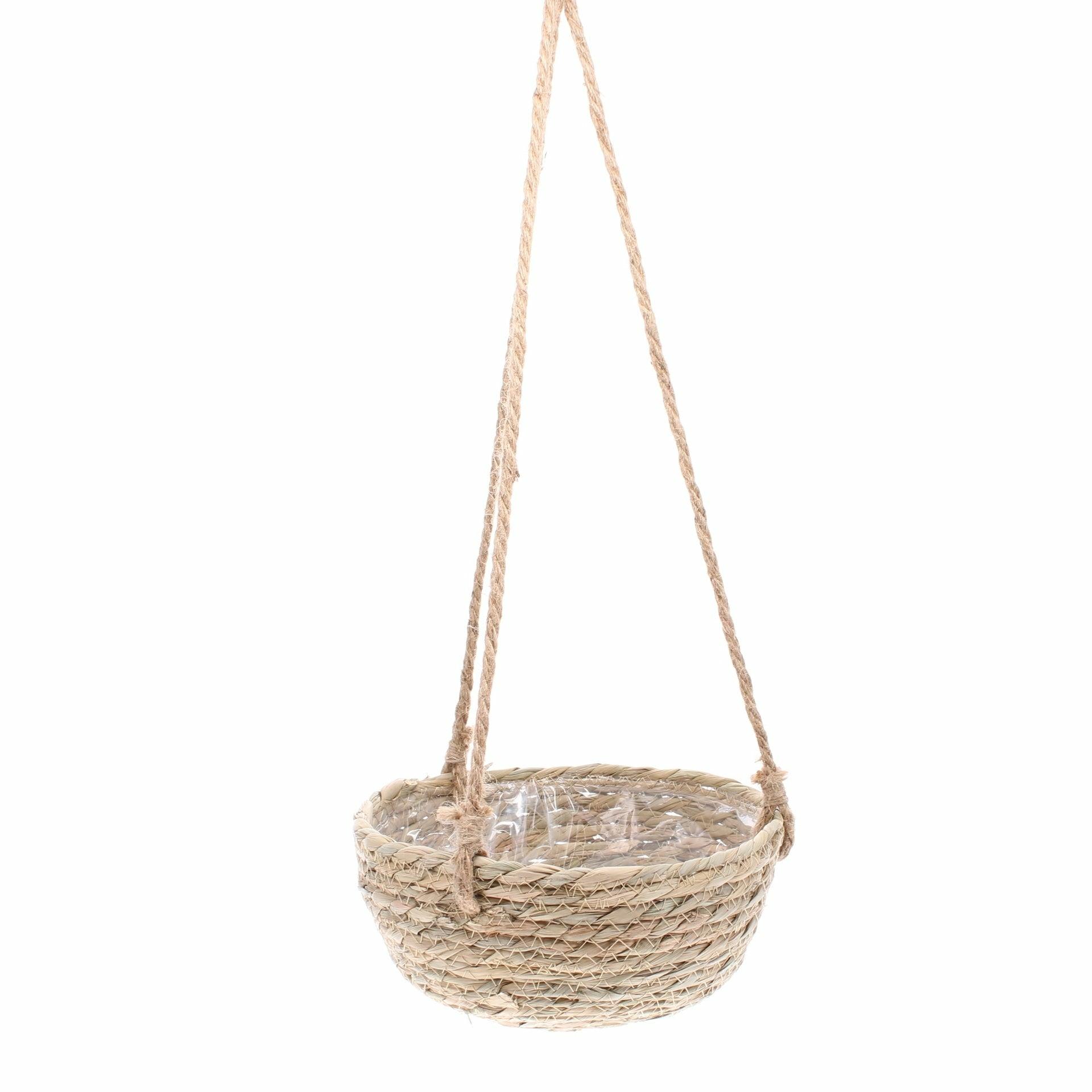 Hanging Seagrass Planter, Set of 3