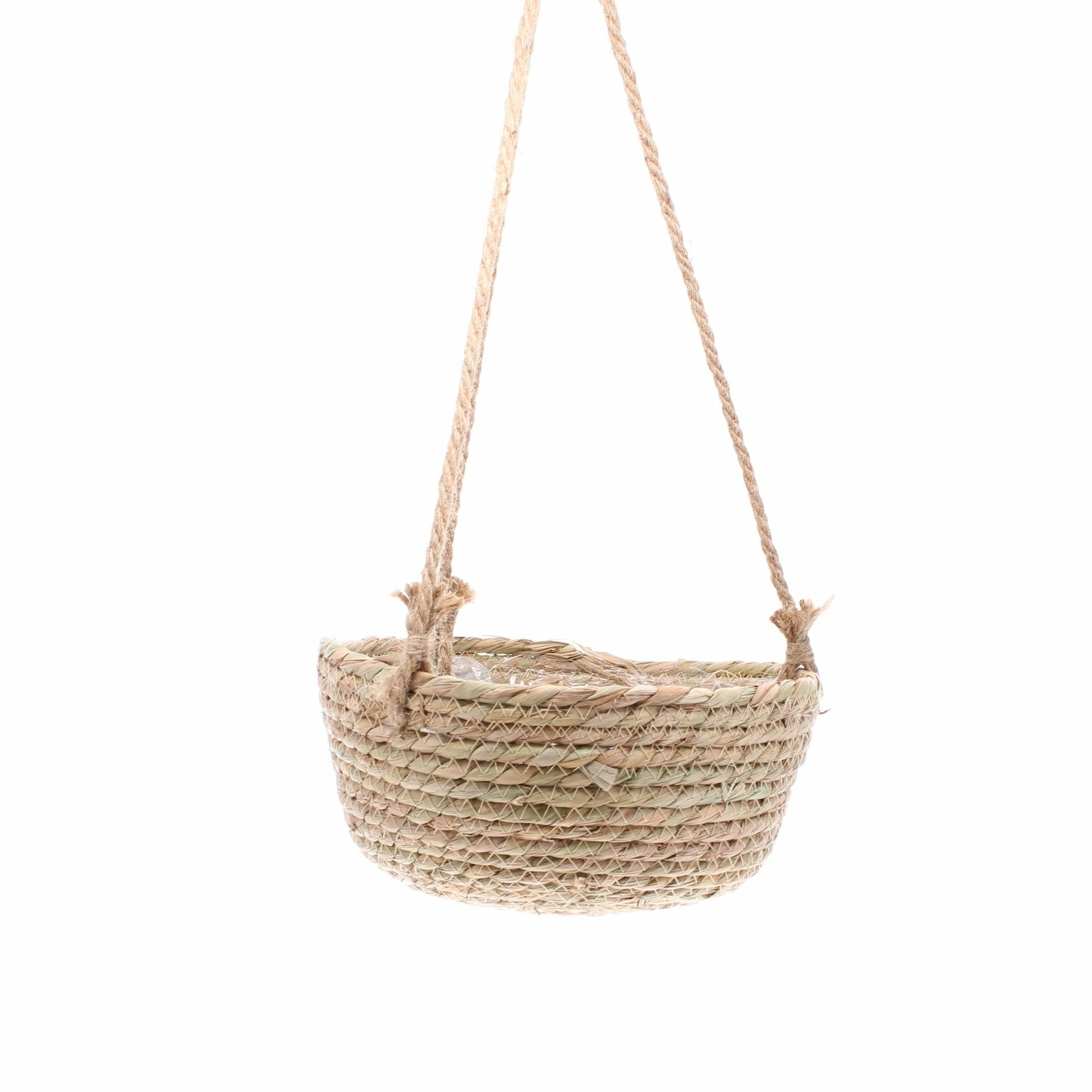 Hanging Seagrass Planter, Set of 3