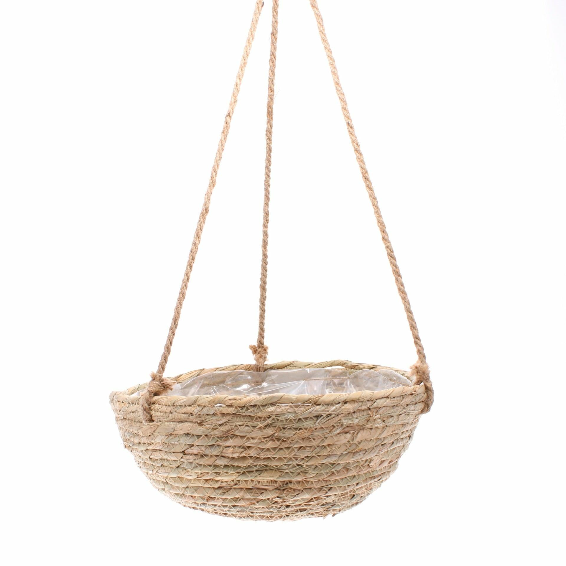 Hanging Seagrass Planter, Set of 3