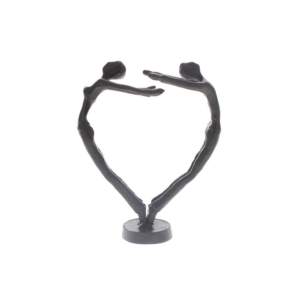 Heart Couple Sculpture