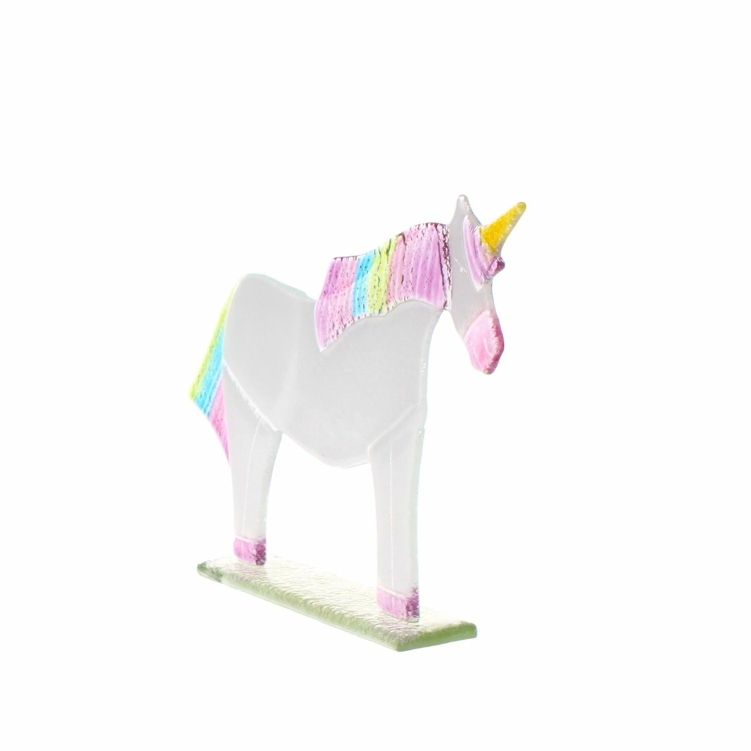 Hope The Unicorn Glass Ornament