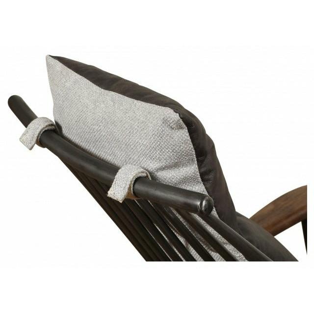 Huntingdon Studio Chair, Grey Leather