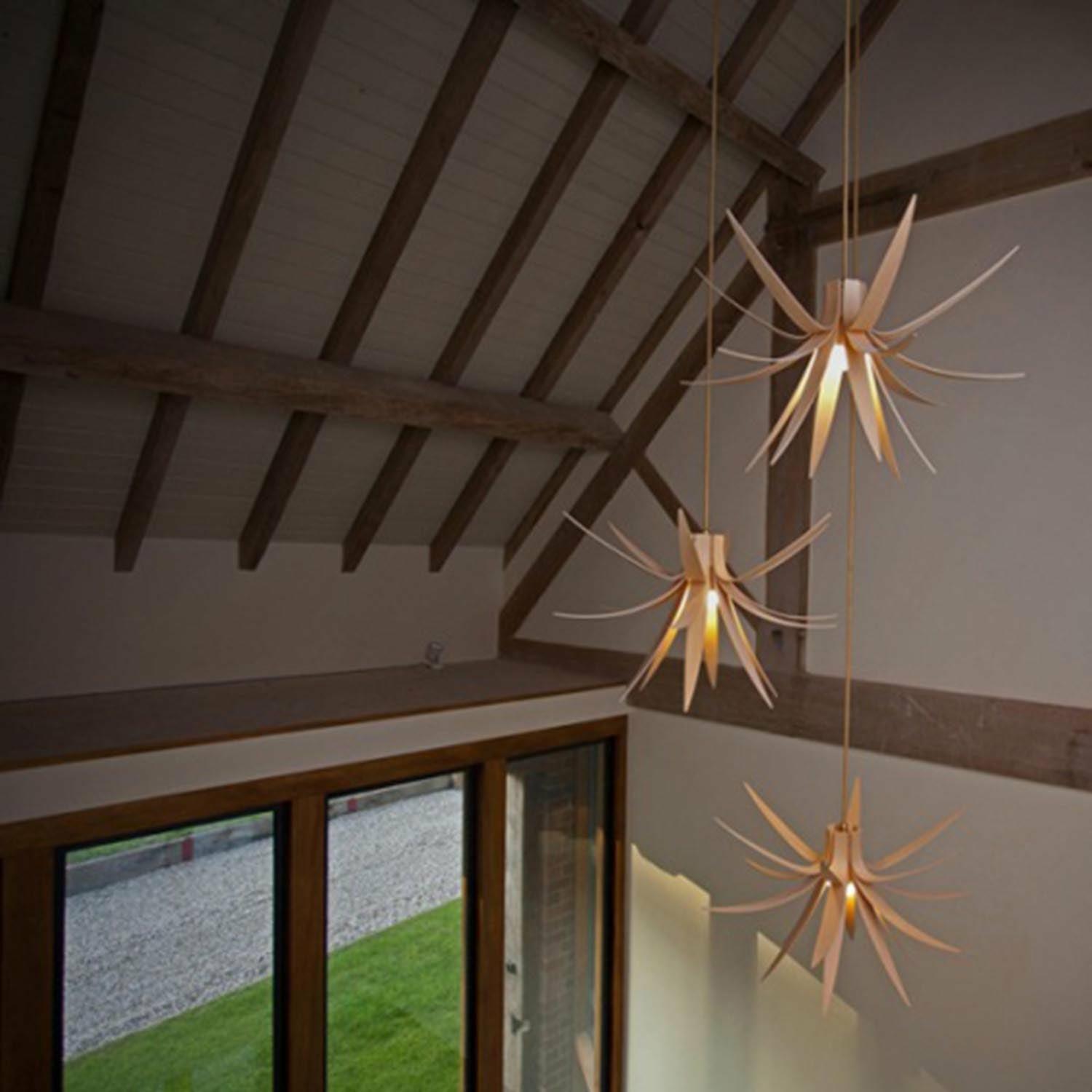 Iris Pendant Light Large / Oak,Large / Walnut,Small / Oak,Small / Walnut