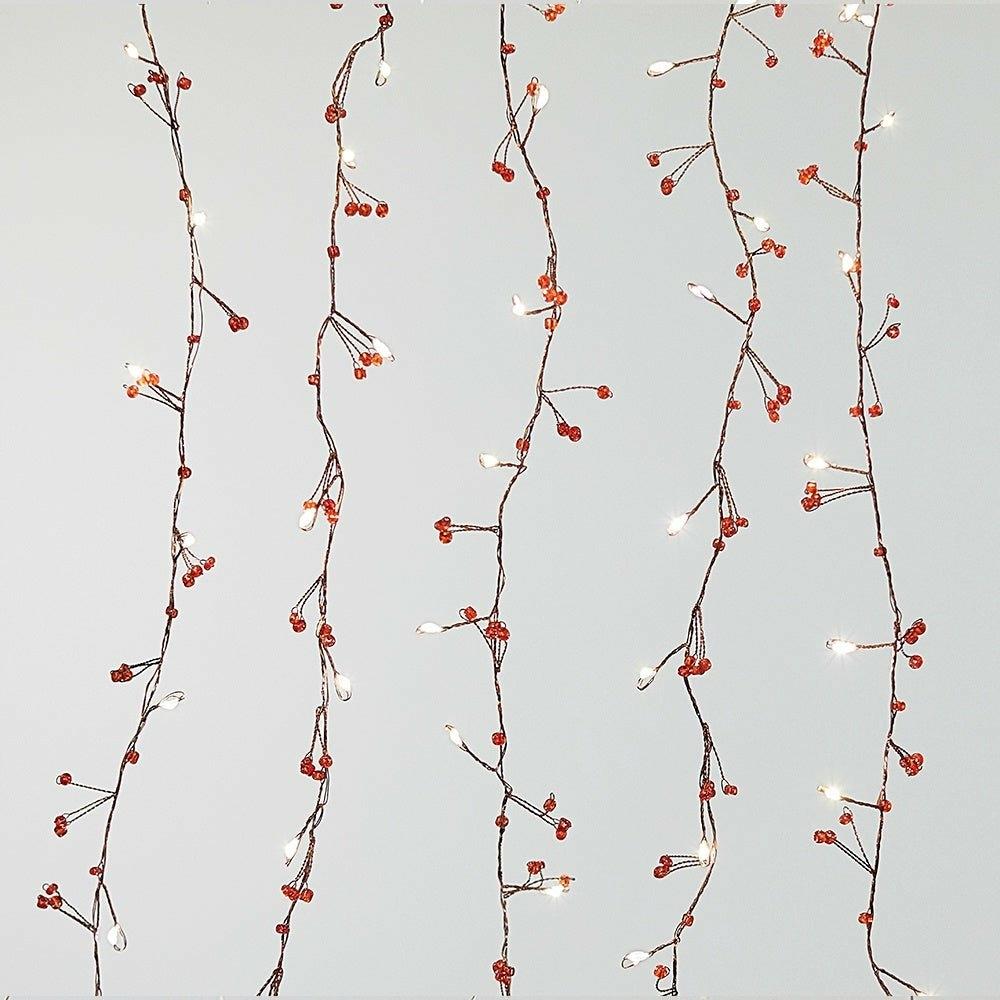 Jewel Cluster Red Light Chain of 50 LEDs