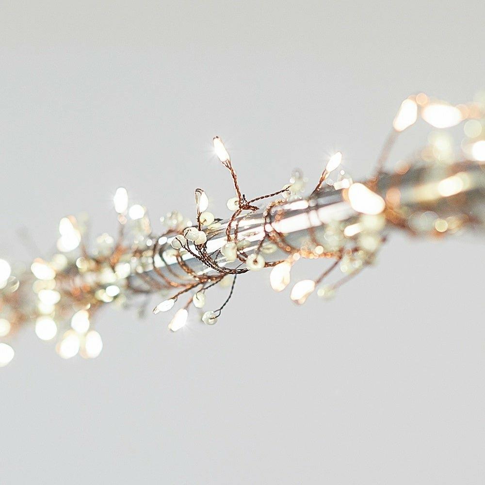 Jewel Cluster White Light Chain of 50 LEDs