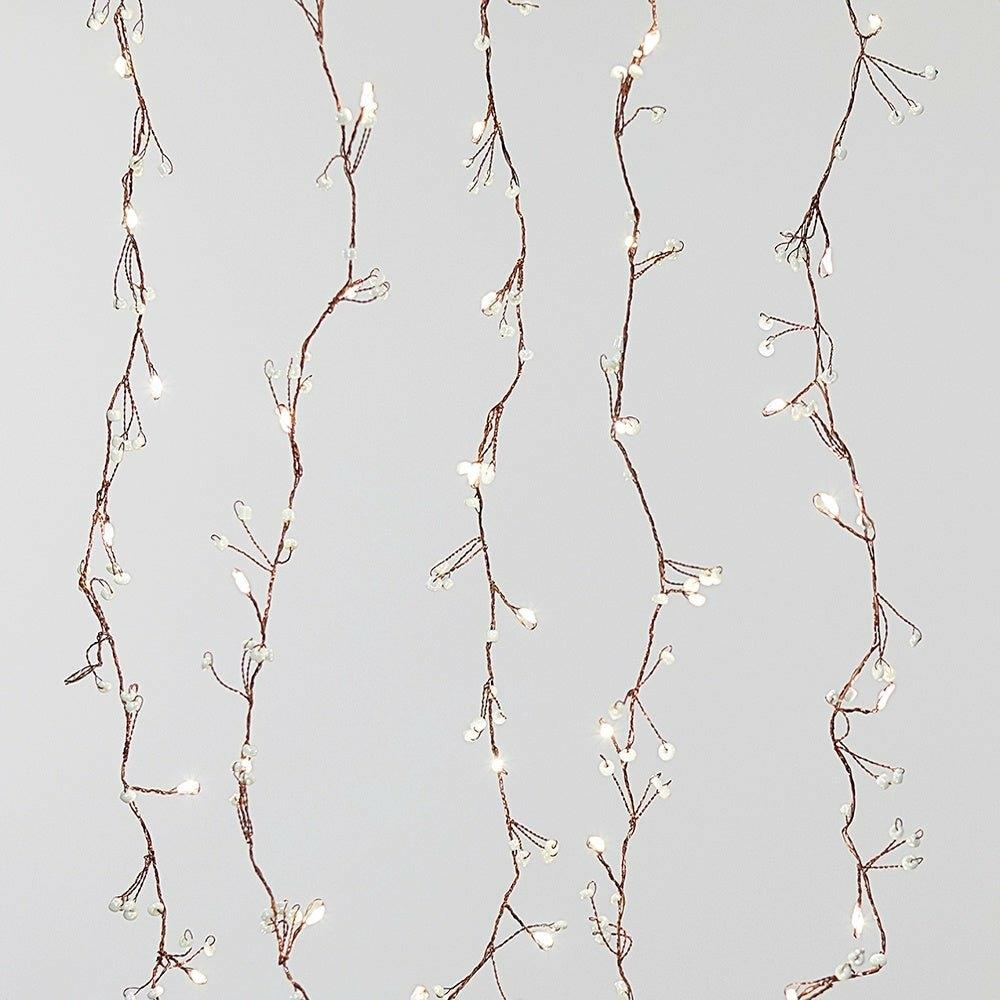 Jewel Cluster White Light Chain of 50 LEDs