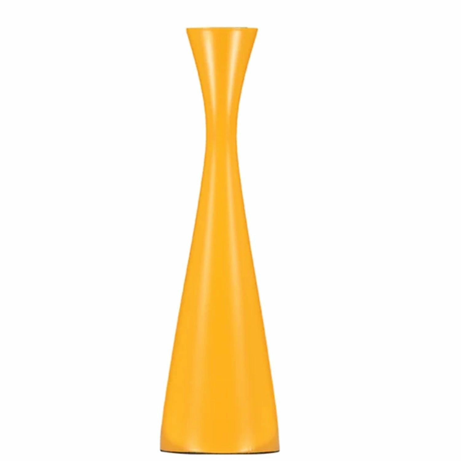 Large Candlestick, Saffron