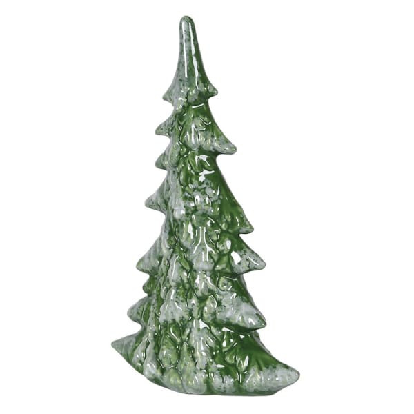 Large Dark Green Glass Christmas Tree
