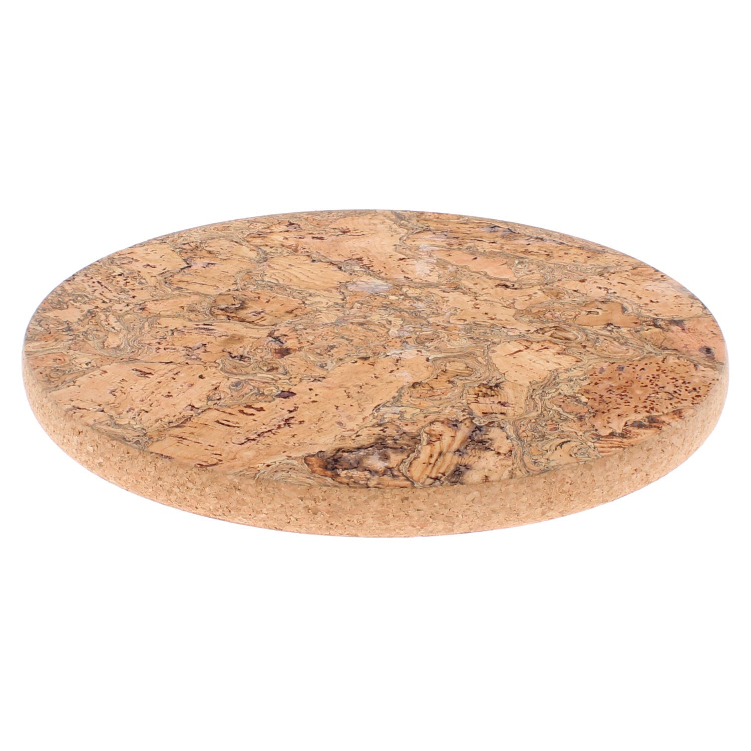 Large Round Cork Trivet, Natural