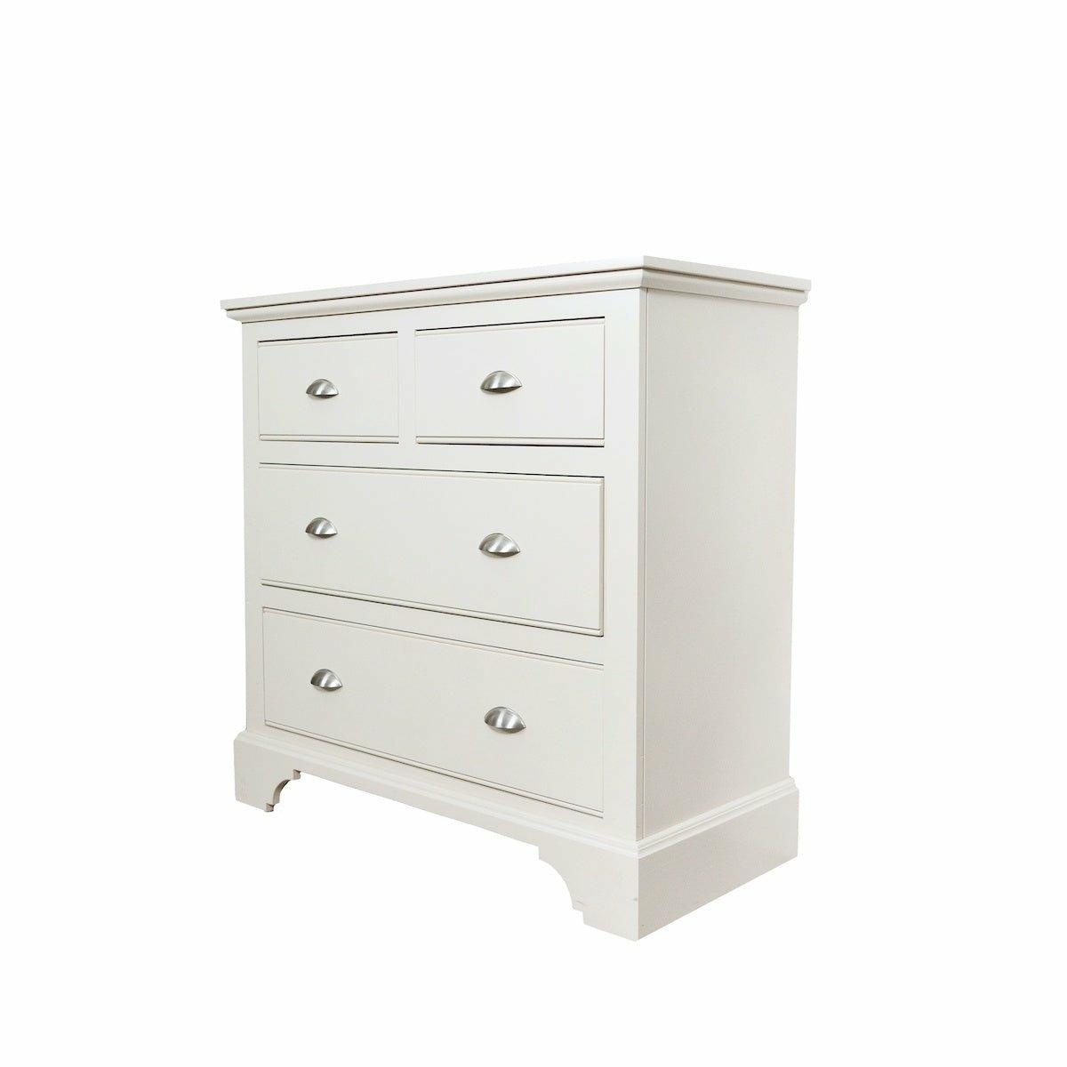 Ludlow 2+2 Chest of Drawers Painted Top / Dior Grey,Painted Top / Ivory,Painted Top / Truffle,Painted Top / Limestone,Oak Top / Dior Grey,Oak Top / Ivory,Oak Top / Limestone,Oak Top / Truffle