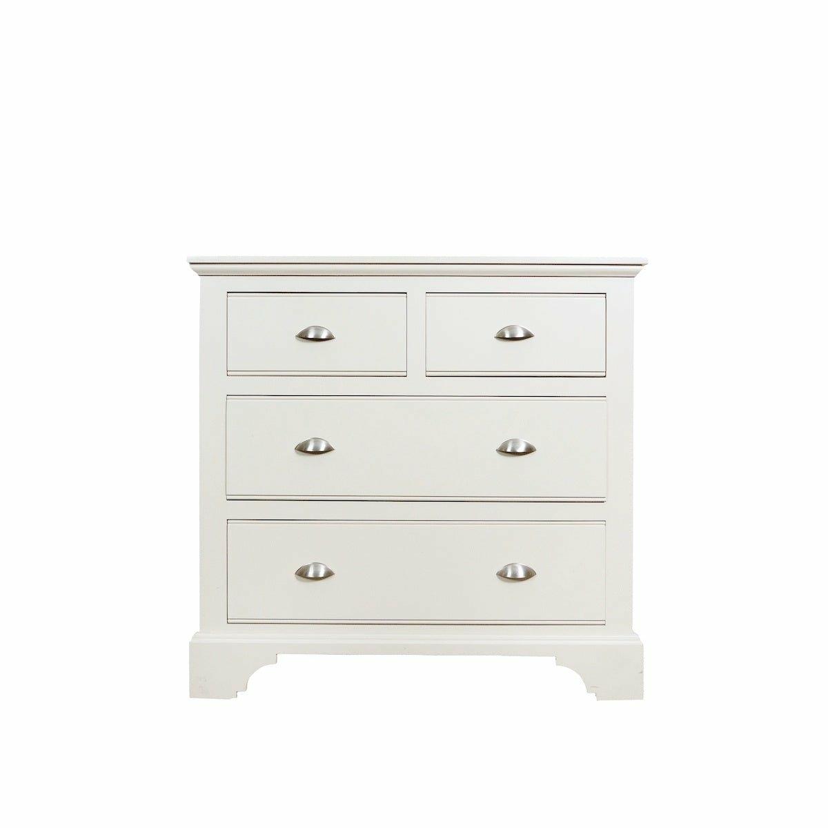 Ludlow 2+2 Chest of Drawers Painted Top / Dior Grey,Painted Top / Ivory,Painted Top / Truffle,Painted Top / Limestone,Oak Top / Dior Grey,Oak Top / Ivory,Oak Top / Limestone,Oak Top / Truffle