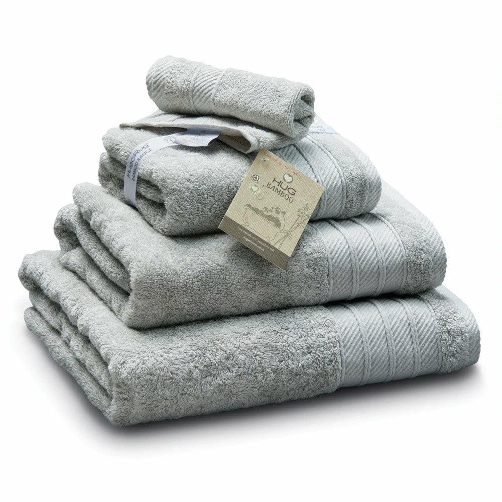 Luxury Grey Bamboo Bath Towels Hand Towel: 50 x 90cm,Face Cloth: 30 x 30cm,Bath Towel: 70 x 125cm,Bath Sheet: 150 x 100cm