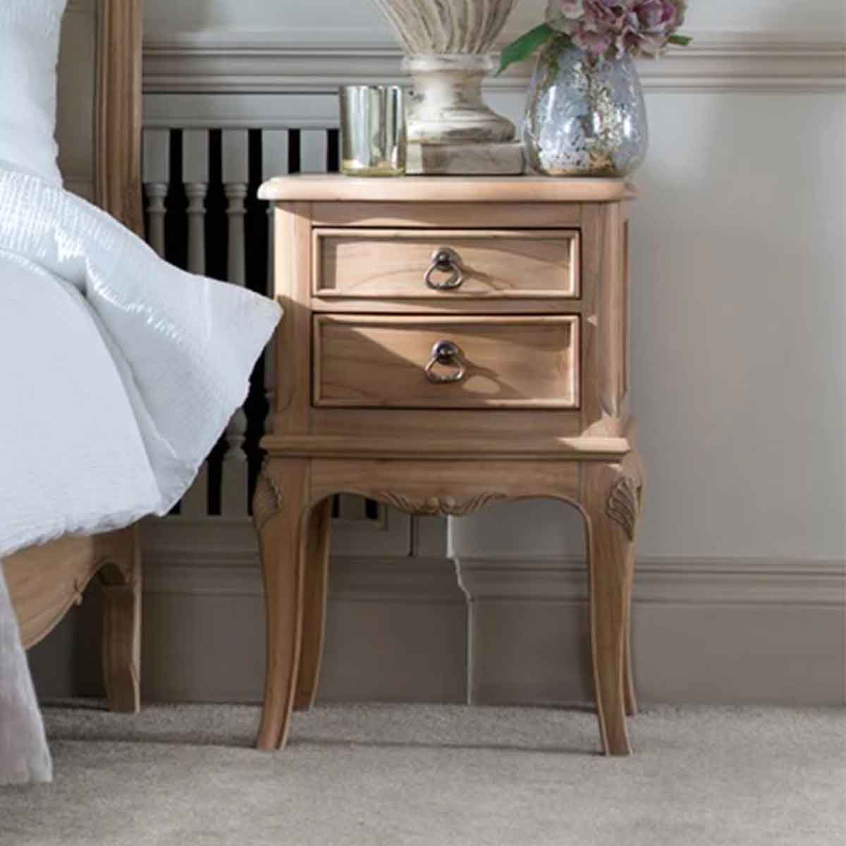 Lyon 2 Drawer Bedside