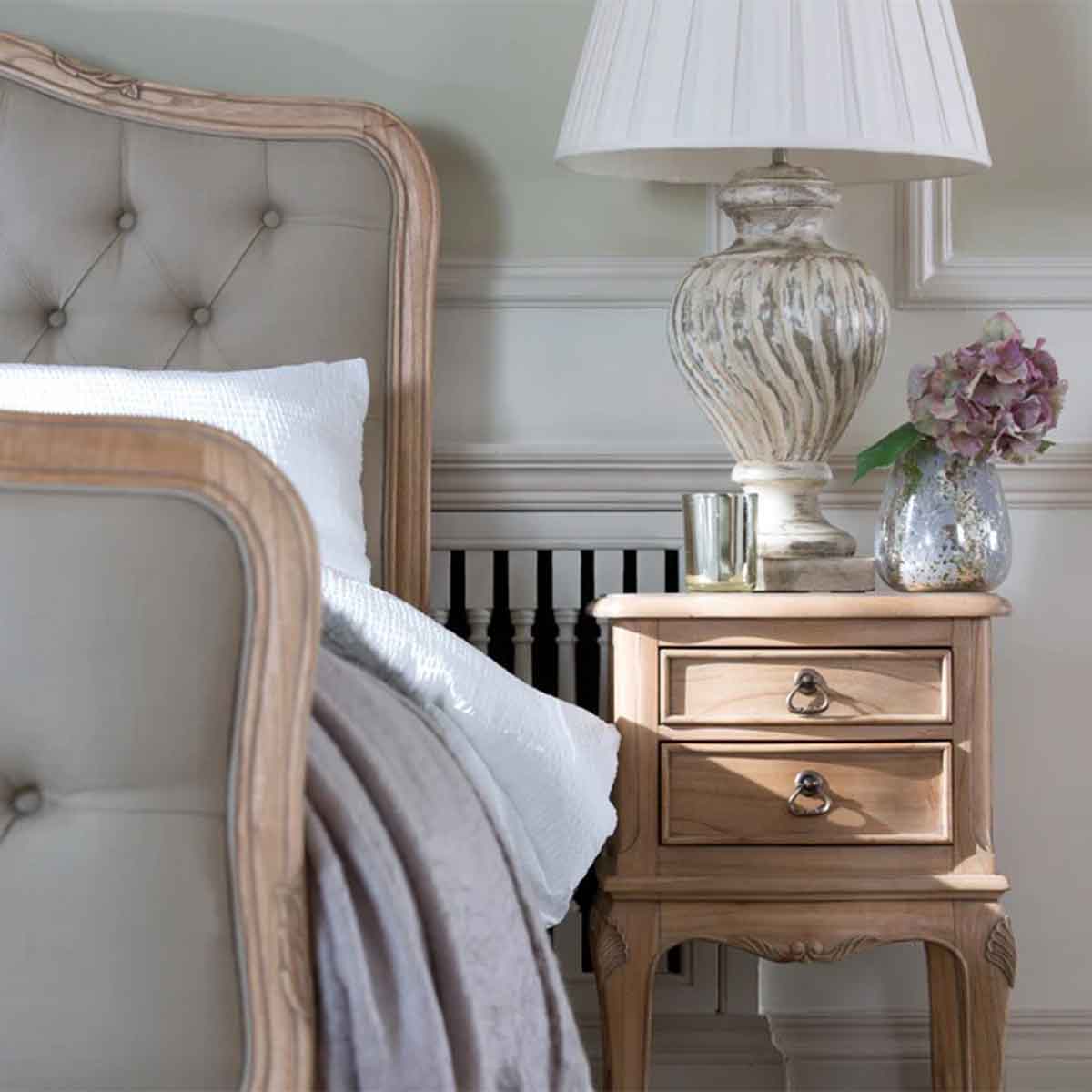 Lyon Upholstered Bedstead Double (4'6"),Kingsize (5ft),Super King (6ft)