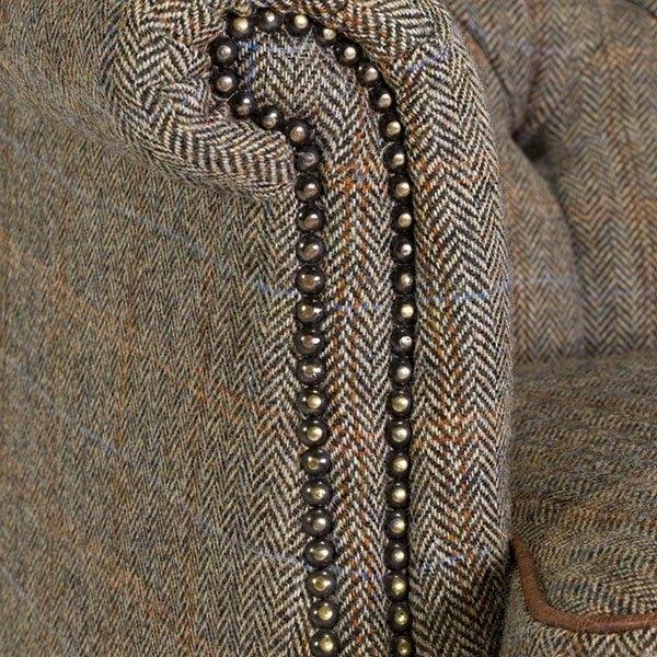 Mackenzie Harris Tweed Chair Cerulean Highland Herringbone,Loden Herringbone,Basalt Herringbone,Willow Herringbone Furn,Peat Herringbone,Winter Check