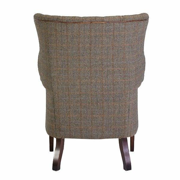 Mackenzie Harris Tweed Chair Cerulean Highland Herringbone,Loden Herringbone,Basalt Herringbone,Willow Herringbone Furn,Peat Herringbone,Winter Check