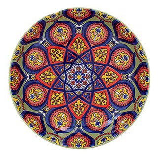 Mediterranean Ceramic Bowl, Large