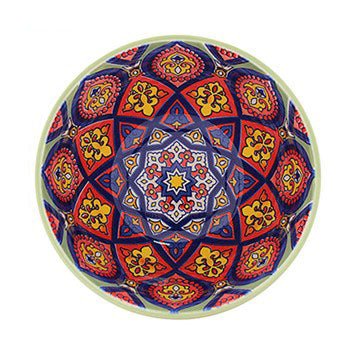 Mediterranean Ceramic Bowl, Medium
