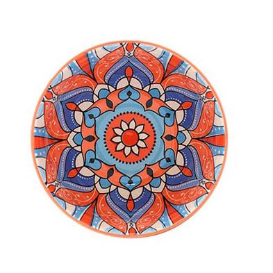 Mediterranean Ceramic Bowl, Medium