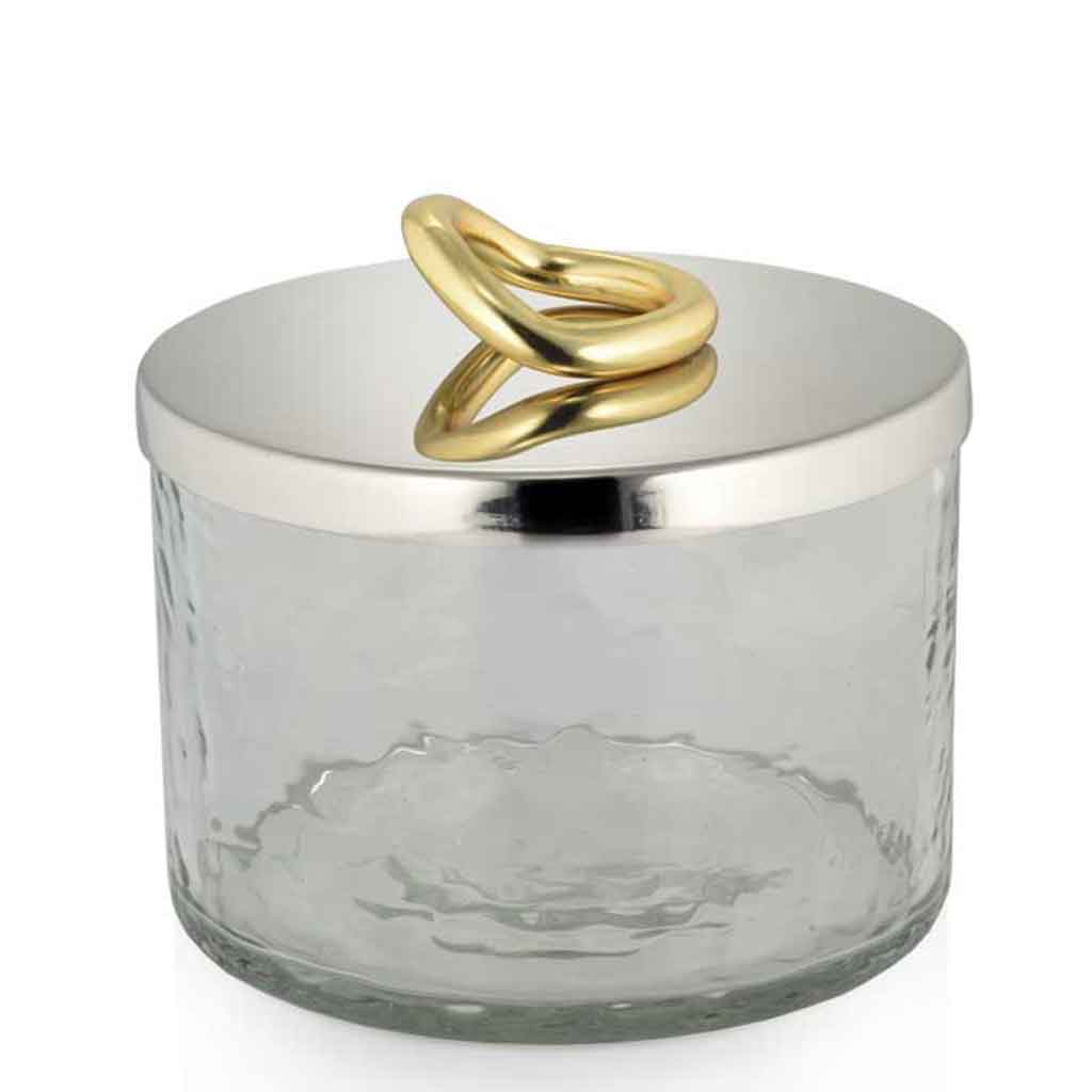 Medium Glass Hoop Jar