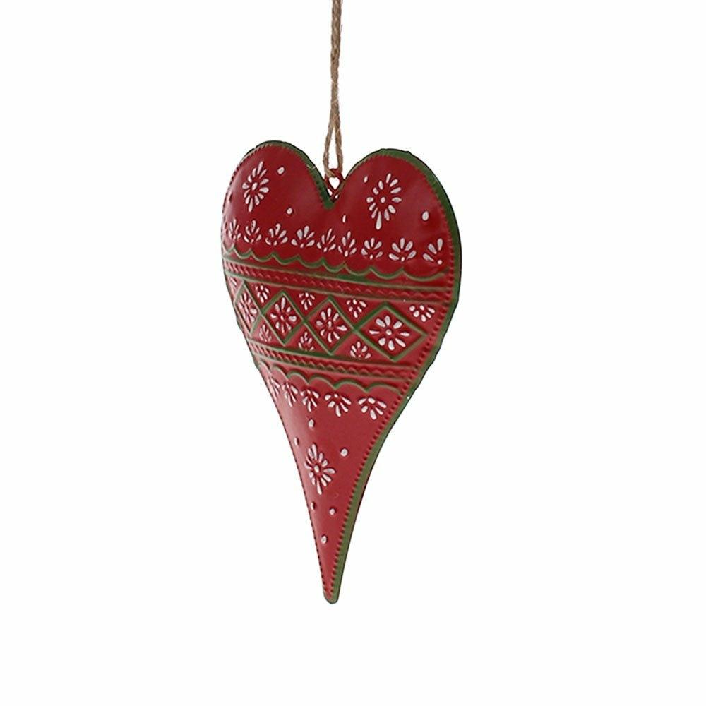 Medium Red Mehndi Heart