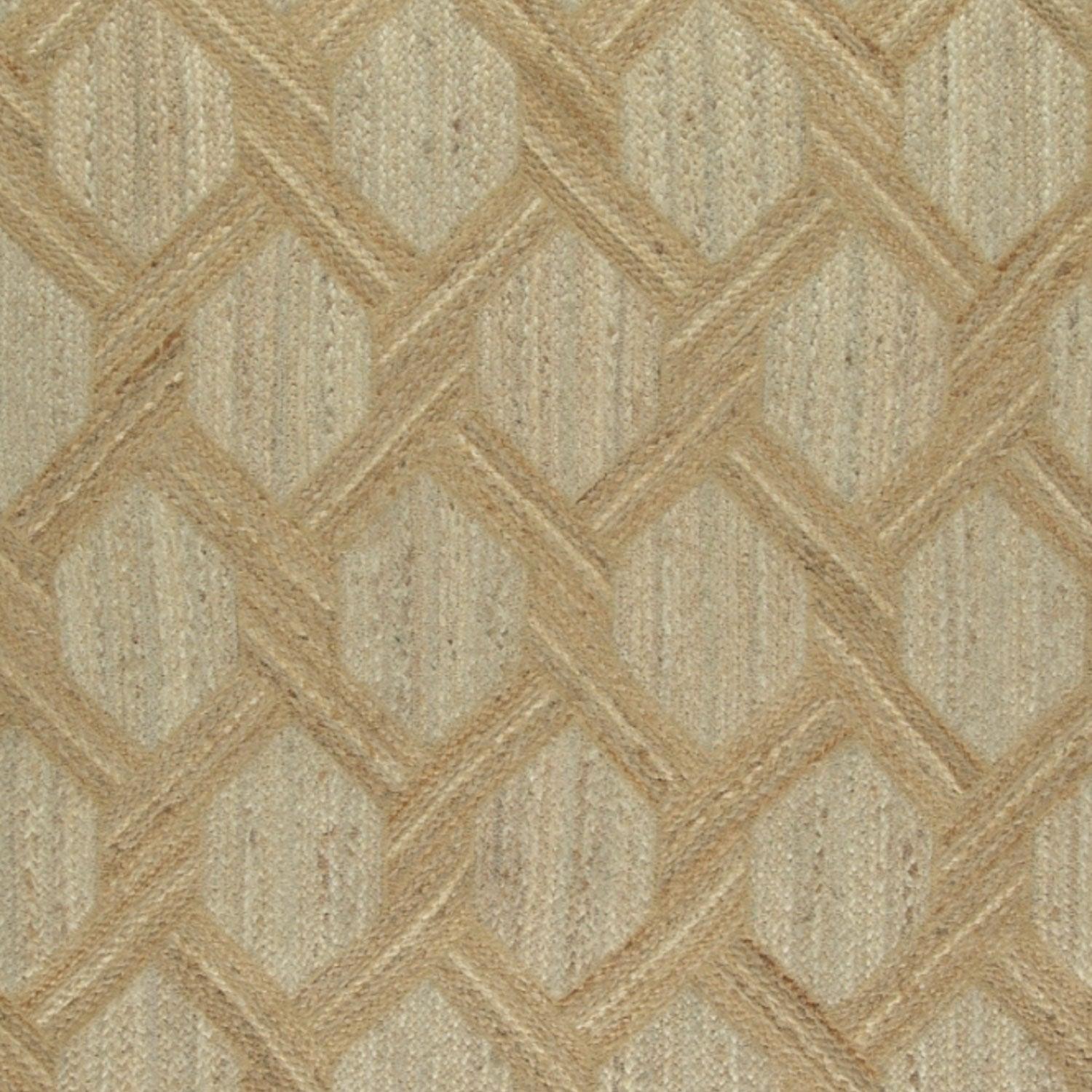 Natural Rope Twist Rectangular Rug 122 x 183