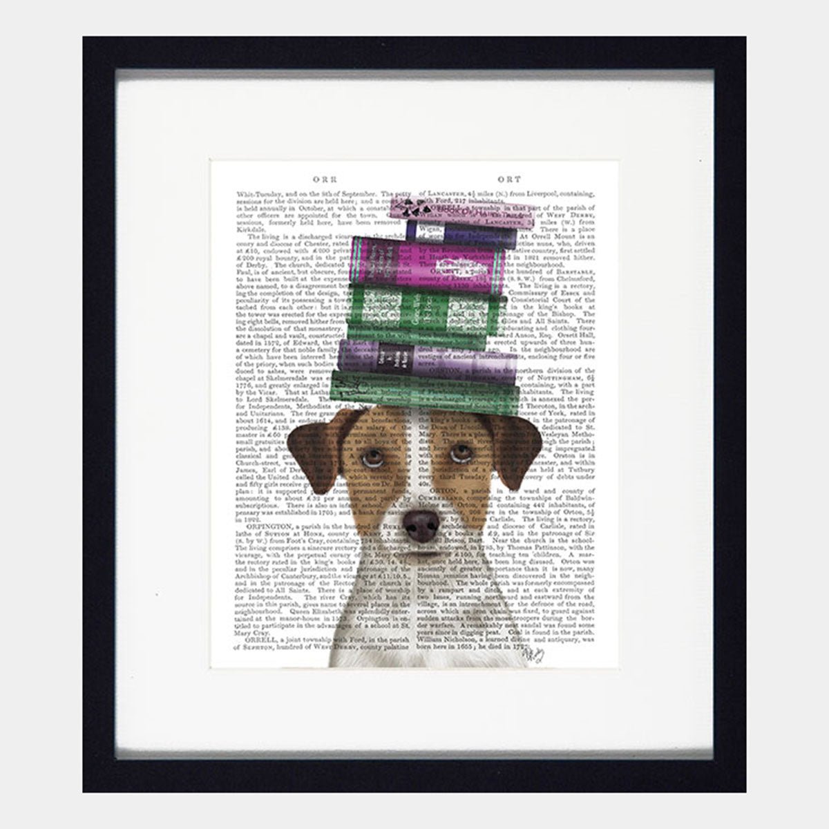 Novel Dog Artwork - Jack Russel Terrier