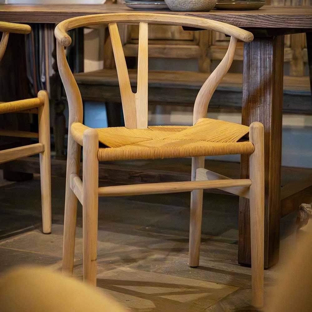 Oak Open Back Chair