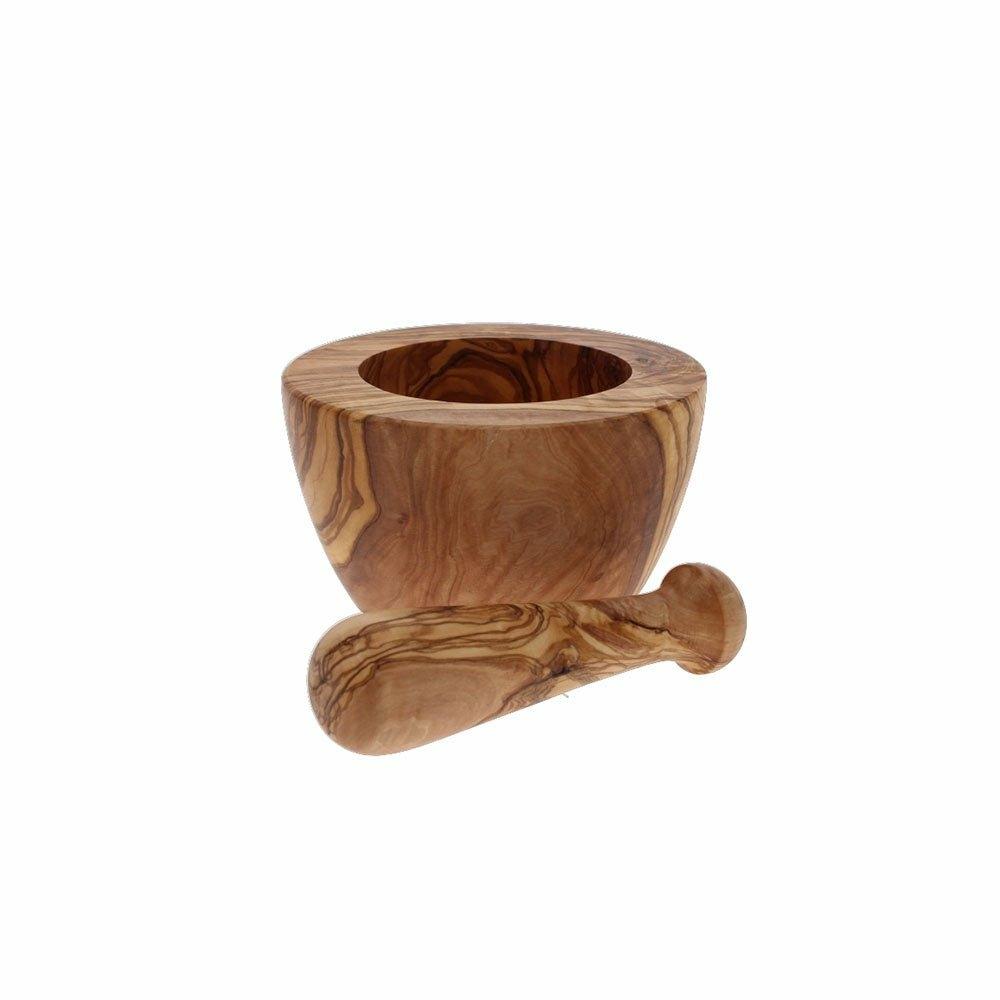 Olive Wood Mortar and Pestle Set