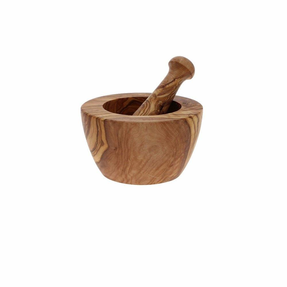 Olive Wood Mortar and Pestle Set