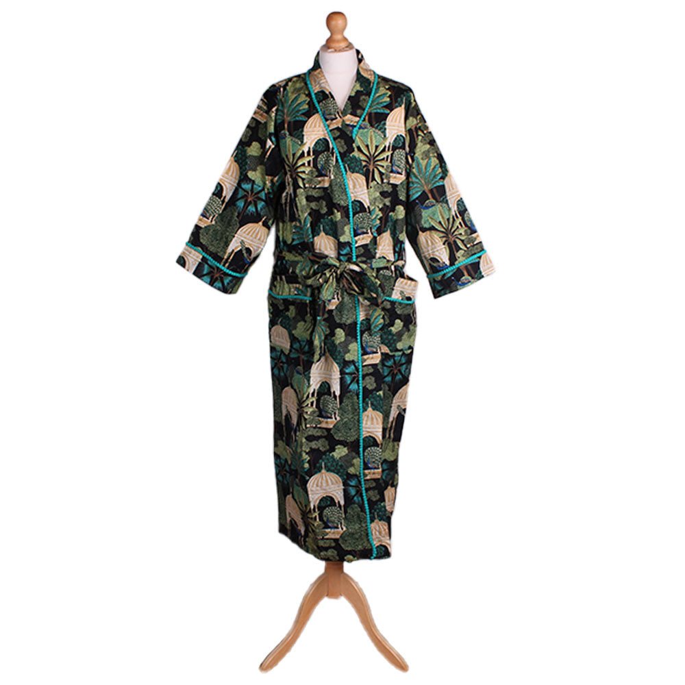 Pagoda Garden Dressing Gown