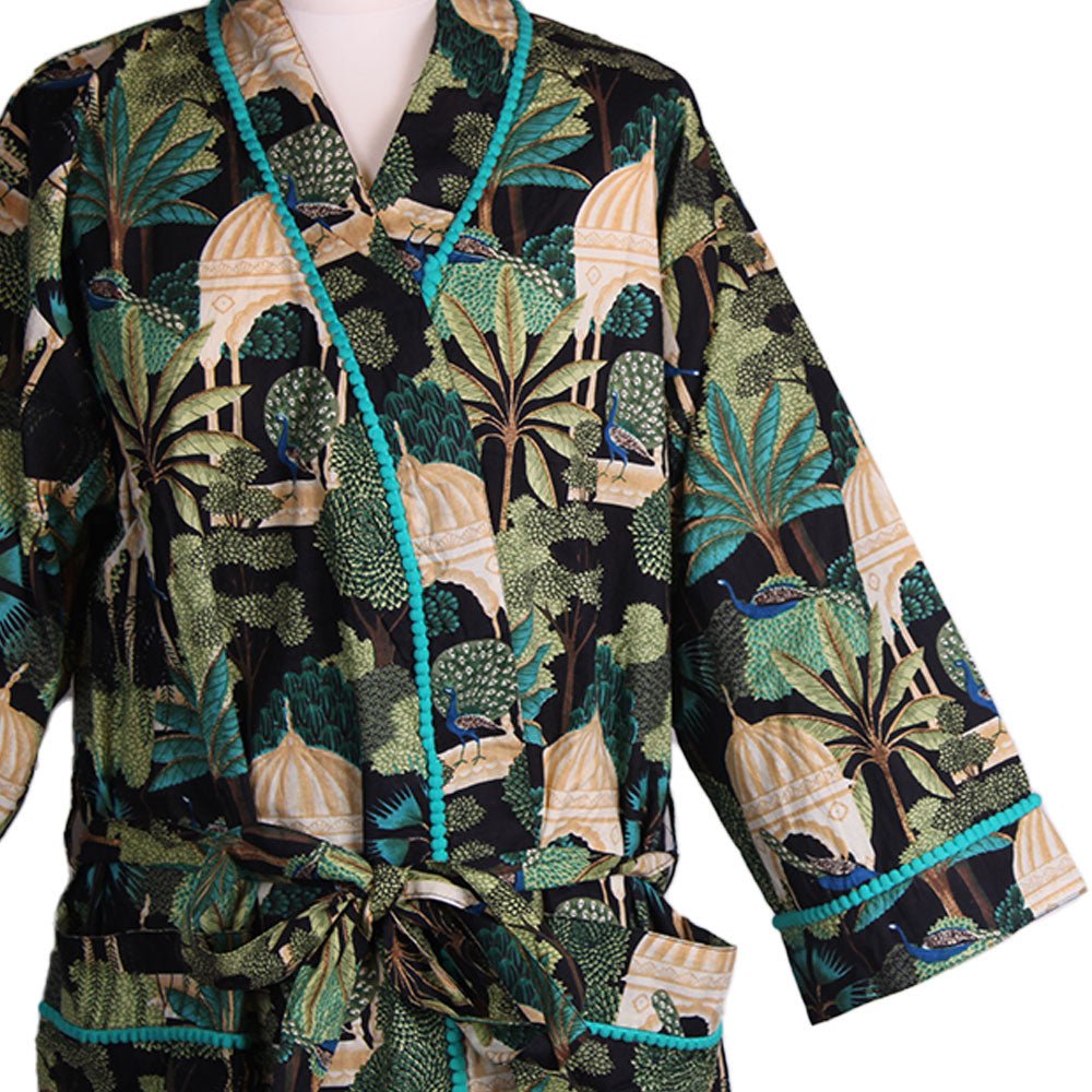 Pagoda Garden Dressing Gown