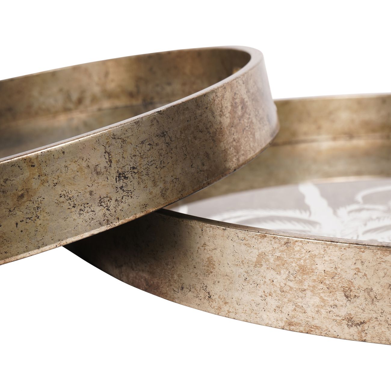 Palm Tree Trays, Set of 2