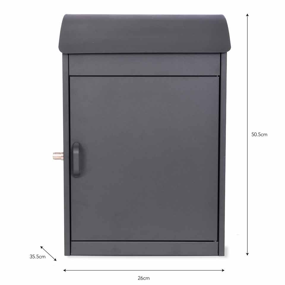 Parcel Delivery Box Clay,Charcoal