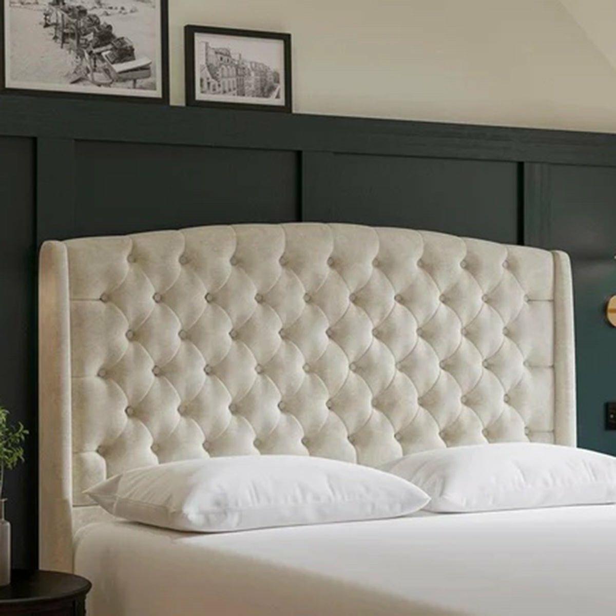 Pavilion Headboard Super King (6') / Armour,Super King (6') / Dove,Super King (6') / Ocean,Super King (6') / Midnight,Super King (6') / Latte,Super King (6') / Silver,Double (4'6") / Armour,Double (4'6") / Dove,Double (4'6") / Ocean,Double (4'6") / Midnight,Double (4'6") / Latte,Double (4'6") / Silver,Kingsize (5') / Armour,Kingsize (5') / Dove,Kingsize (5') / Ocean,Kingsize (5') / Midnight,Kingsize (5') / Latte,Kingsize (5') / Silver