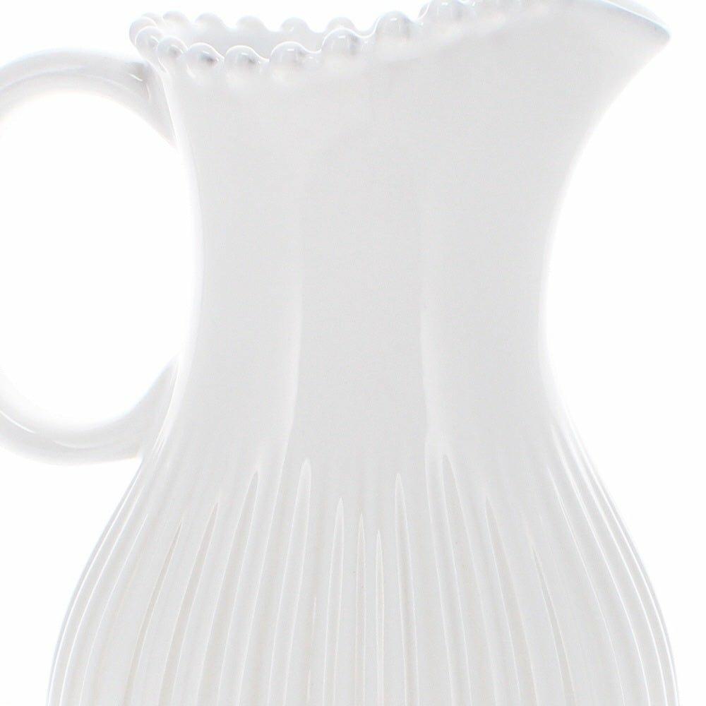 Pearl White Pitcher
