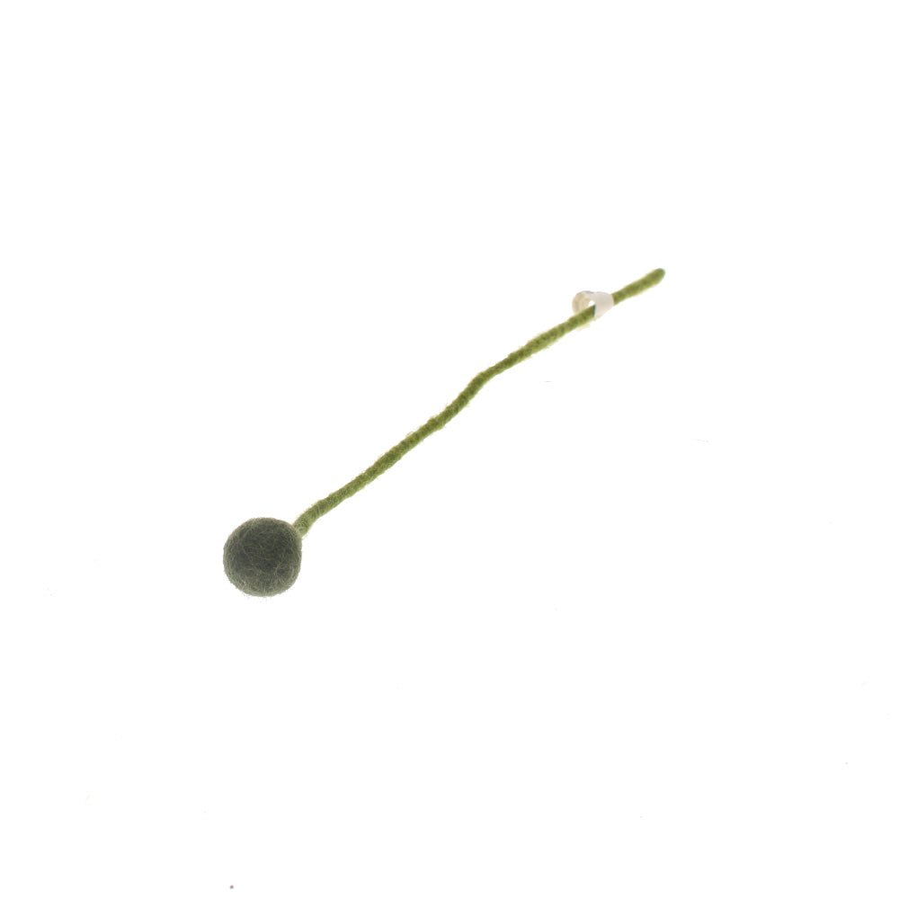 Pine Green Flower Dot 2cm